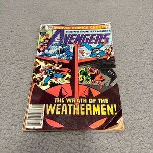 1981 Marvel Comics The Avengers #210 Weathermen Cover Higher Grade